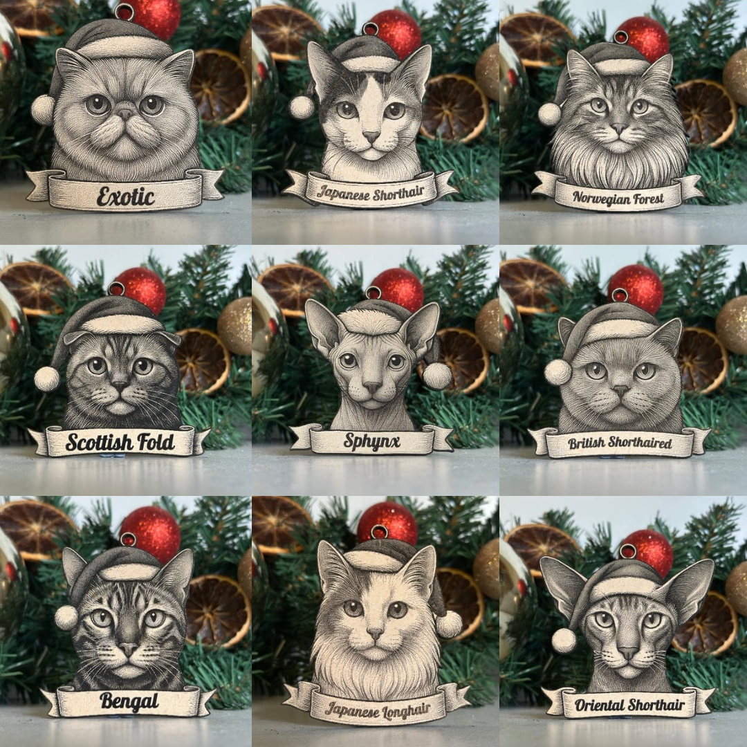 Cat Christmas Decorations